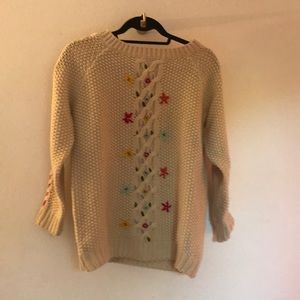 Cute Floral Sweater
